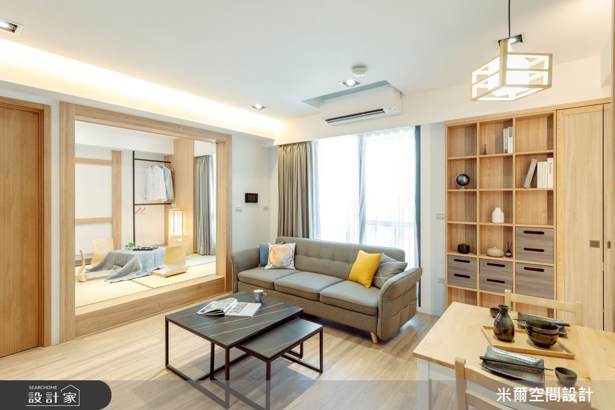 天然木質調烘托清新日式風！榻榻米和室、木格柵體現小宅的簡約美感