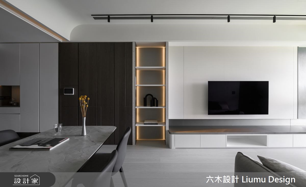 完美發揮河岸窗景的絕佳光感！30坪現代精品宅，逆轉狹長格局的昏暗感受