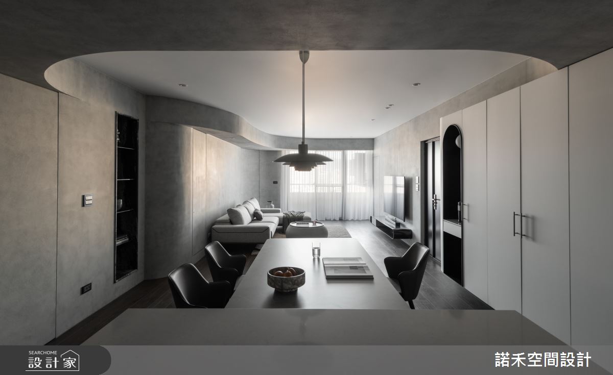 33坪老屋重獲新生！重整格局化身黑灰時尚現代美宅