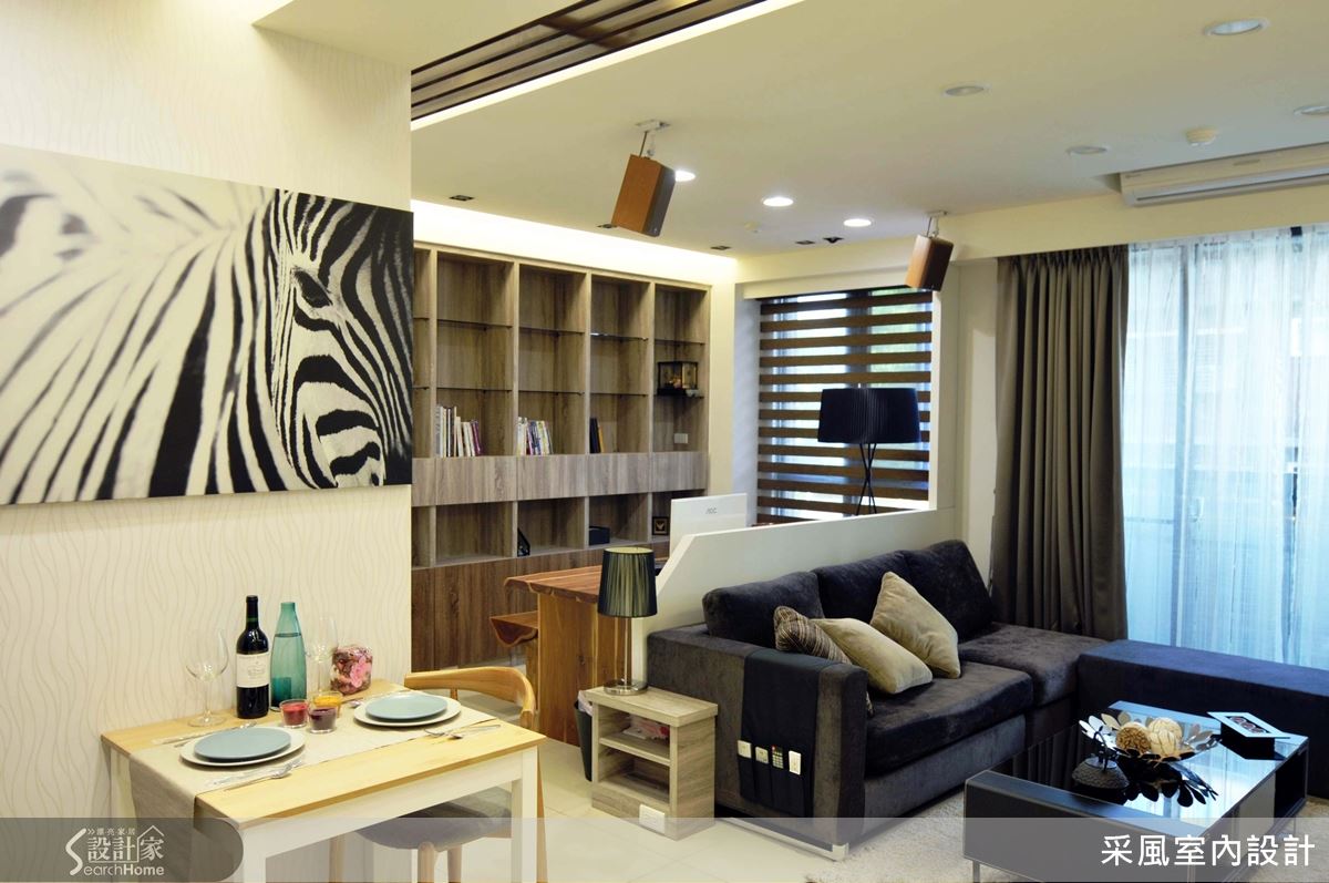 光影多元變幻 超有Feel單身男子居所