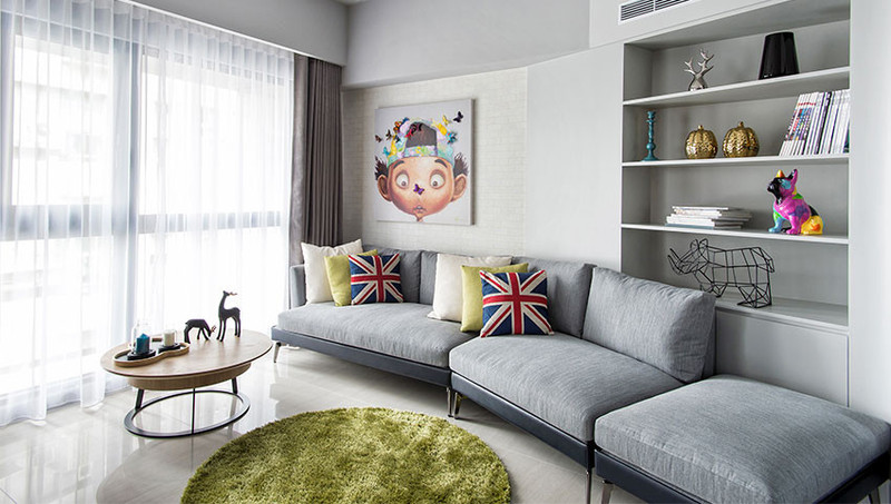 板橋 36 坪簡約感輕工業風住宅