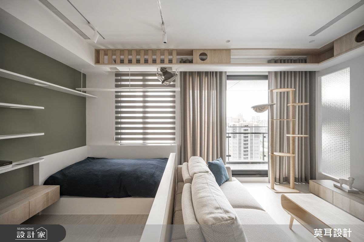 貓奴必看，主子的家就這樣設計！單身女子的16坪療癒系北歐宅