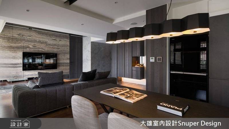 沉穩大器的安心感！描摹 36 坪現代人文溫度