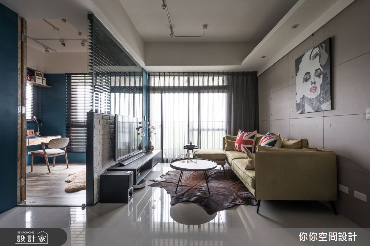 小資女孩與貓咪的理想家居！善用 17 坪創造歐美感輕工業宅