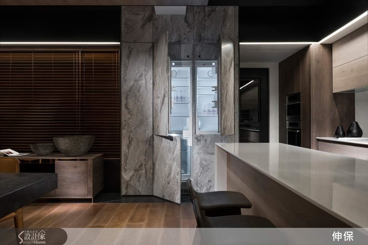 替代石材運用大躍進，千變萬化天地壁櫃實例