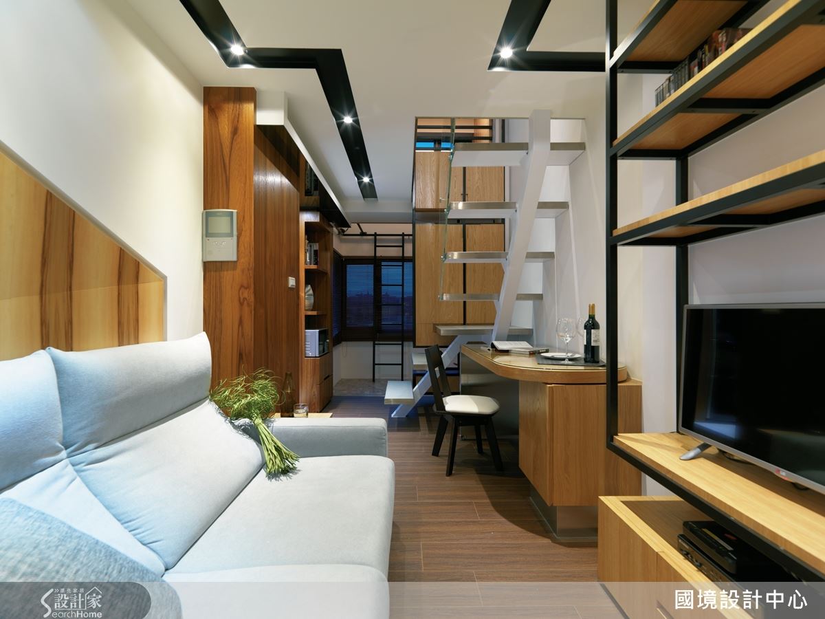 清爽色調+穿透視覺，小空間也能像度假屋！