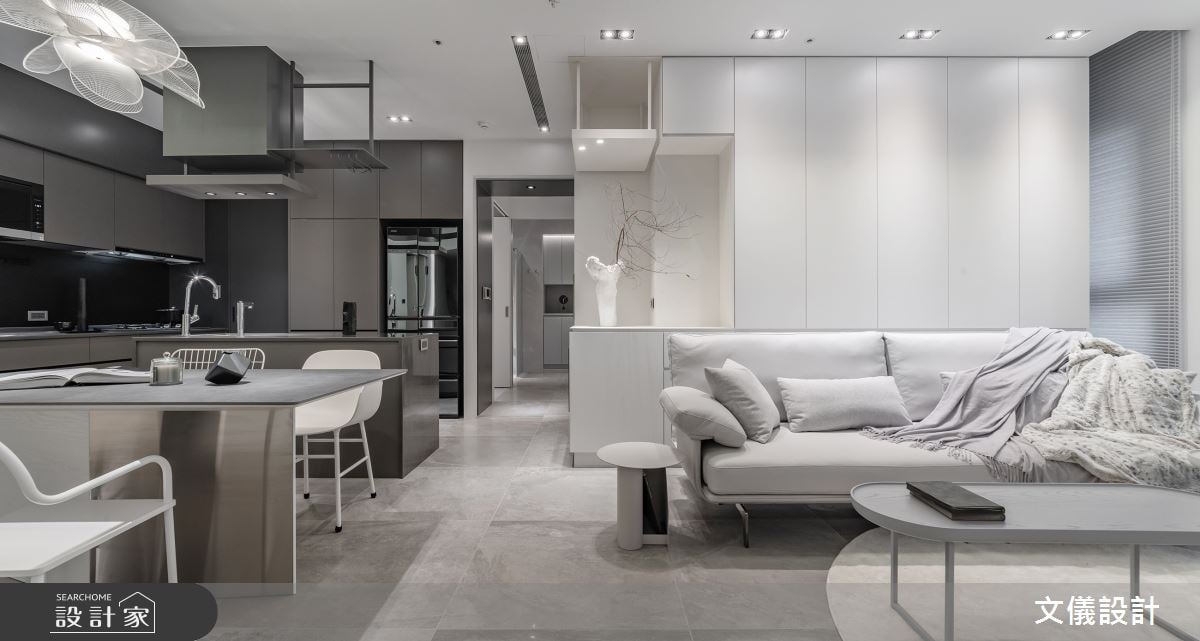 時尚黑白配現代退休宅！梳理動線且創造收納空間，滿足美學與機能至上的...