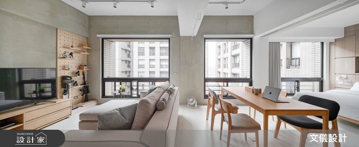 退休後的男孩生活！17 坪日式無印風展示、收納一次滿足