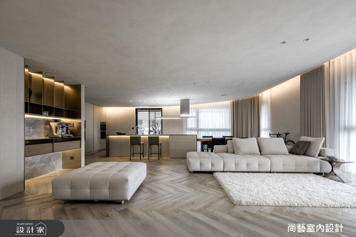 毛胚翻轉休閒度假宅！透白開放格局、導弧形視角，延展舒心開闊尺度
