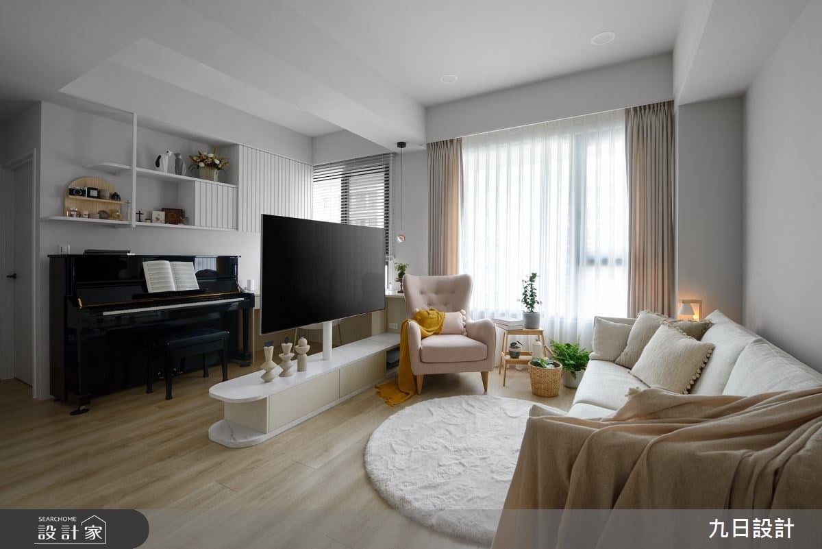 超想入住的純白北歐風小宅！一招家具分界，創造兩種以上的生活情境