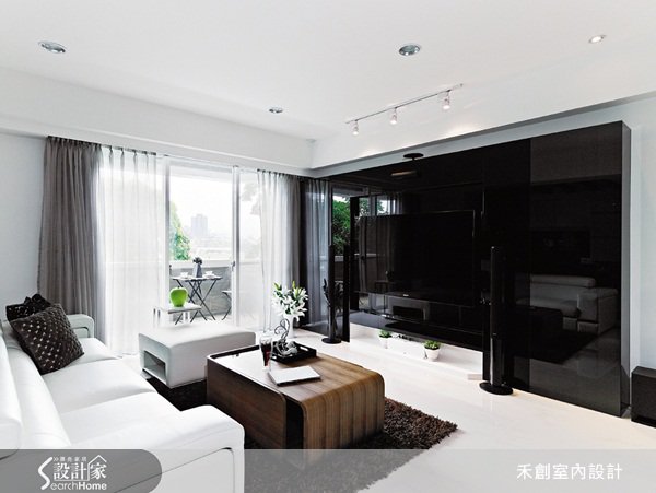 黑白浪漫主義！ 淬鍊 48 坪優質新婚居所