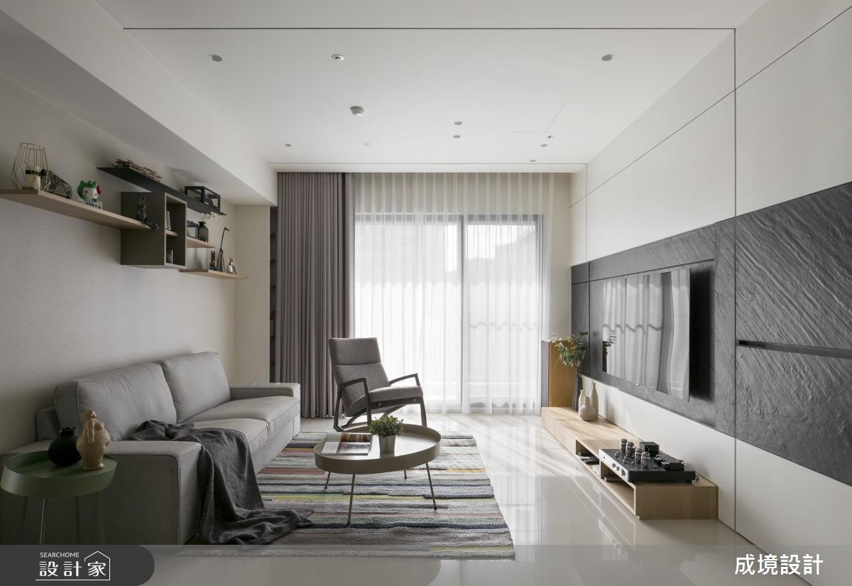 純淨、溫柔、有型！獻給小家庭的現代風格宅俐落登場