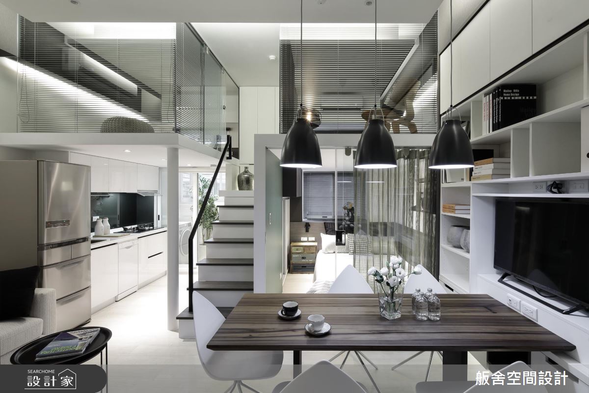 老屋再翻新！濃縮一家四口Lifestyle 夾層小宅施展穿透放大術