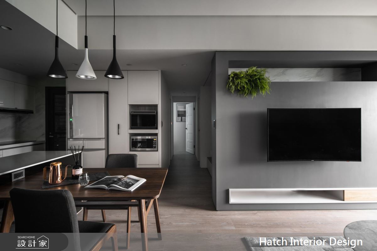 綠意、灰階美好相遇！貓咪也愛的 29 坪都會小叢林