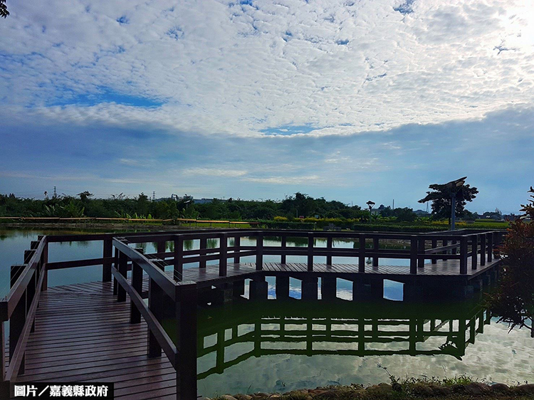 嘉義三疊溪明華濕地生態園區 自然淨水還原生態