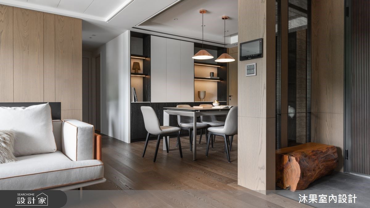 兼具人文禪風與現代風，跳脫大理石既定用法為空間帶來獨一無二的特色！