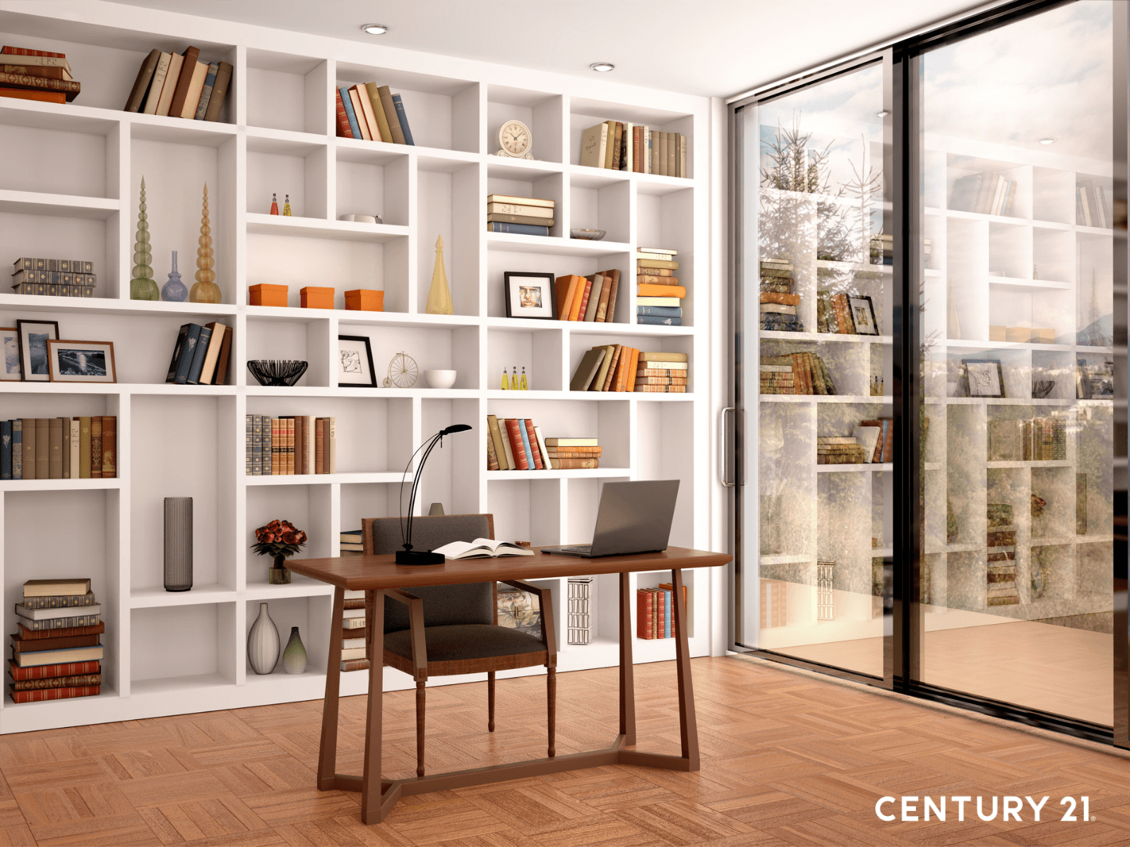 Case 02 空間中的輕隔間：可以在有限空間中，將空間區隔開來，提升了空間坪效，同時又保持了空間感。（圖片來源_21世紀不動產）