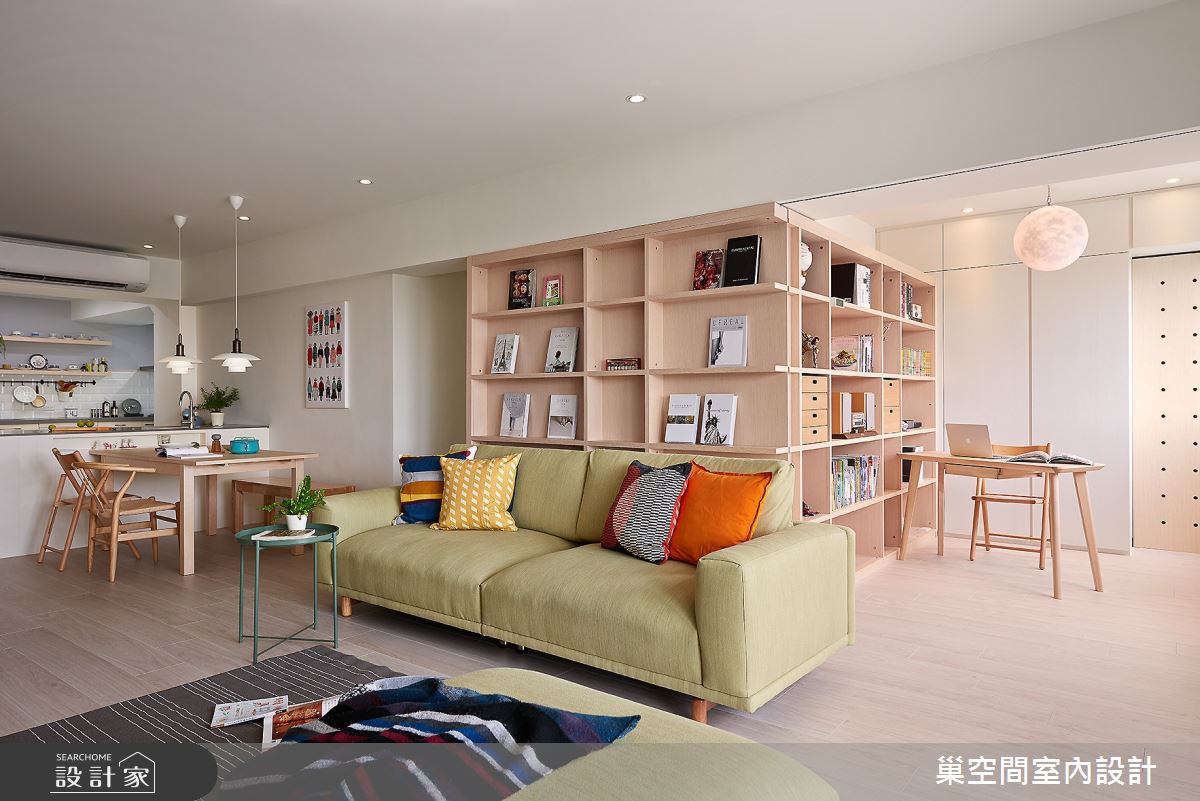 大齡老屋裡的童趣哲學，溫潤木質串連34坪北歐風親子宅