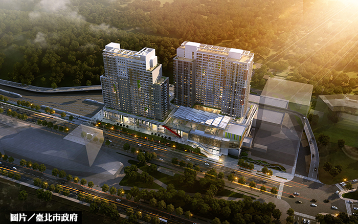 南港機廠社會住宅上樑 擁千坪新創基地