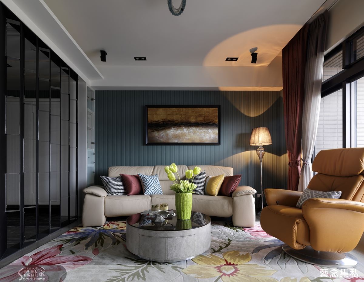 明亮居家大膽配色 優雅又濃烈的法式時尚