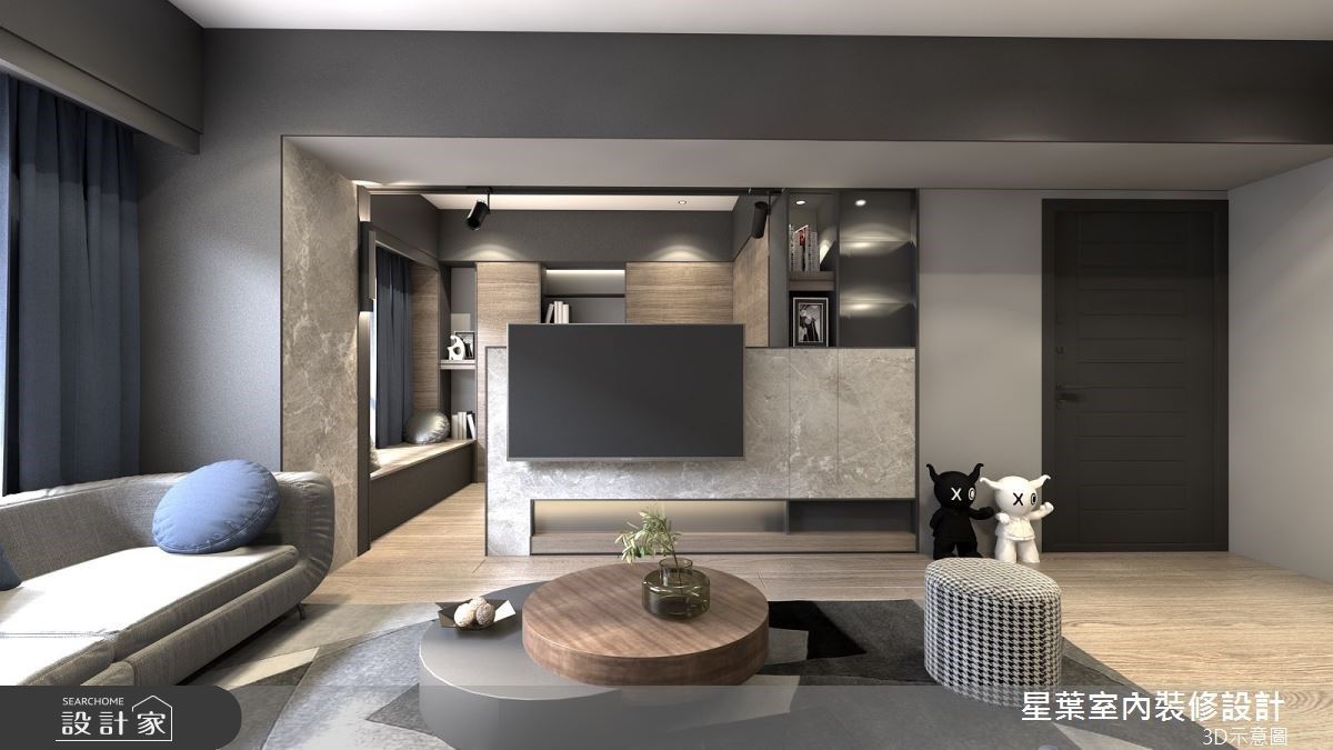 取材自然的生活哲學！構築 34 坪現代風都會宅的寧靜