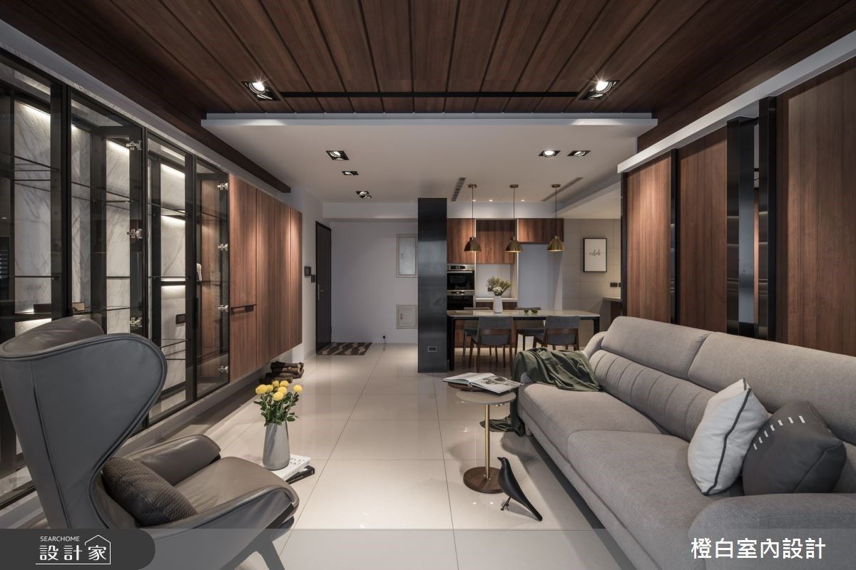 以木質、石紋構築低調奢華混搭風宅，3房2廳也能翻轉格局印象！