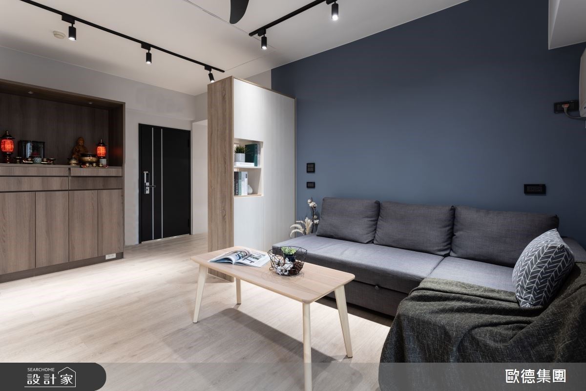 揮別囤積，迎接極簡收納生活！40 年老屋重新擁抱多功能玄關櫃、北歐風佛龕