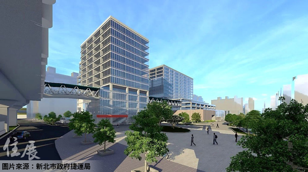 淡海輕軌引資百億開發招商 行政中心站複合商場即將登場