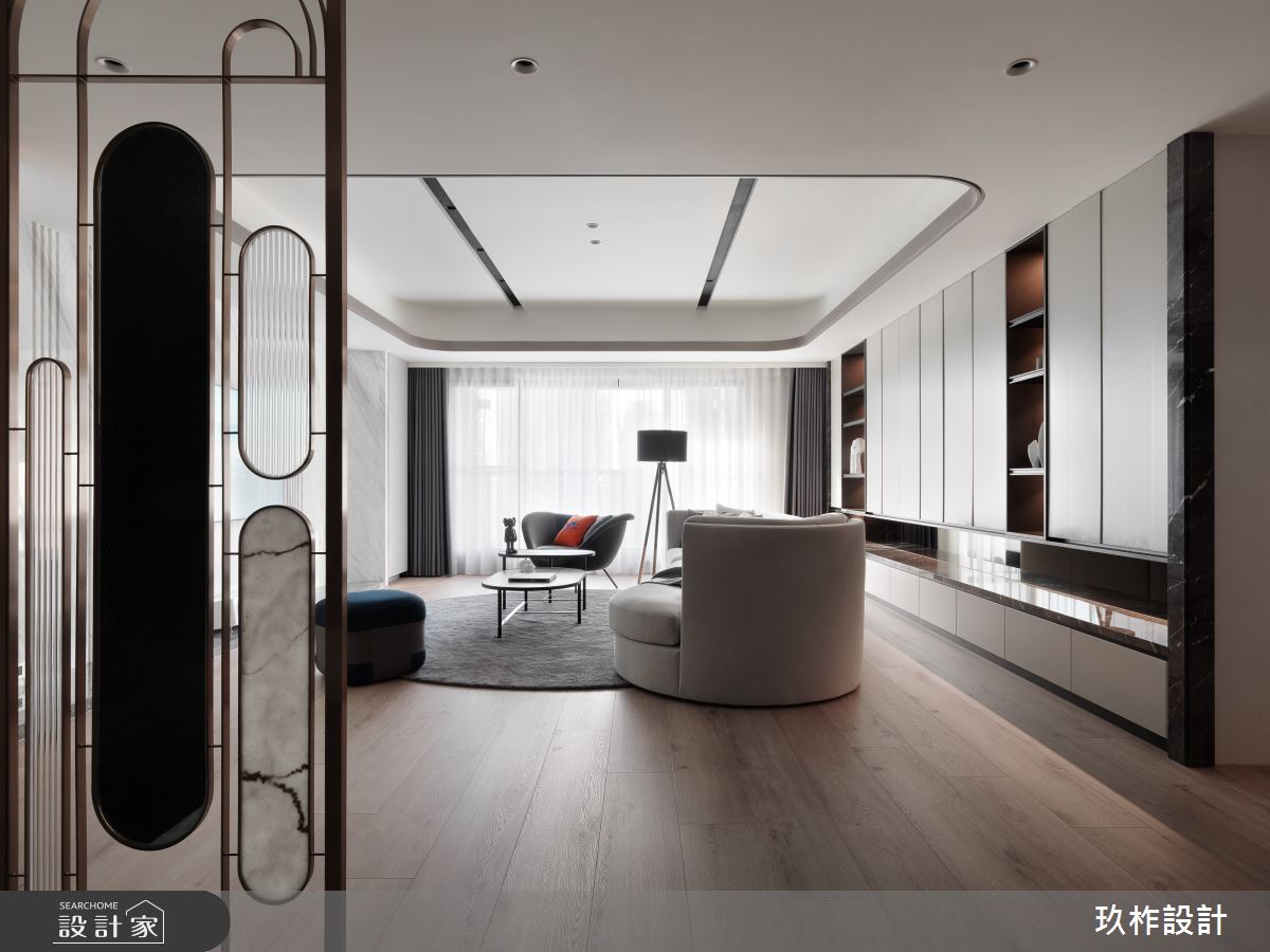 中古屋大轉型！以弧形為題、鍍鈦、大理石和光線增加低調細膩的奢華感