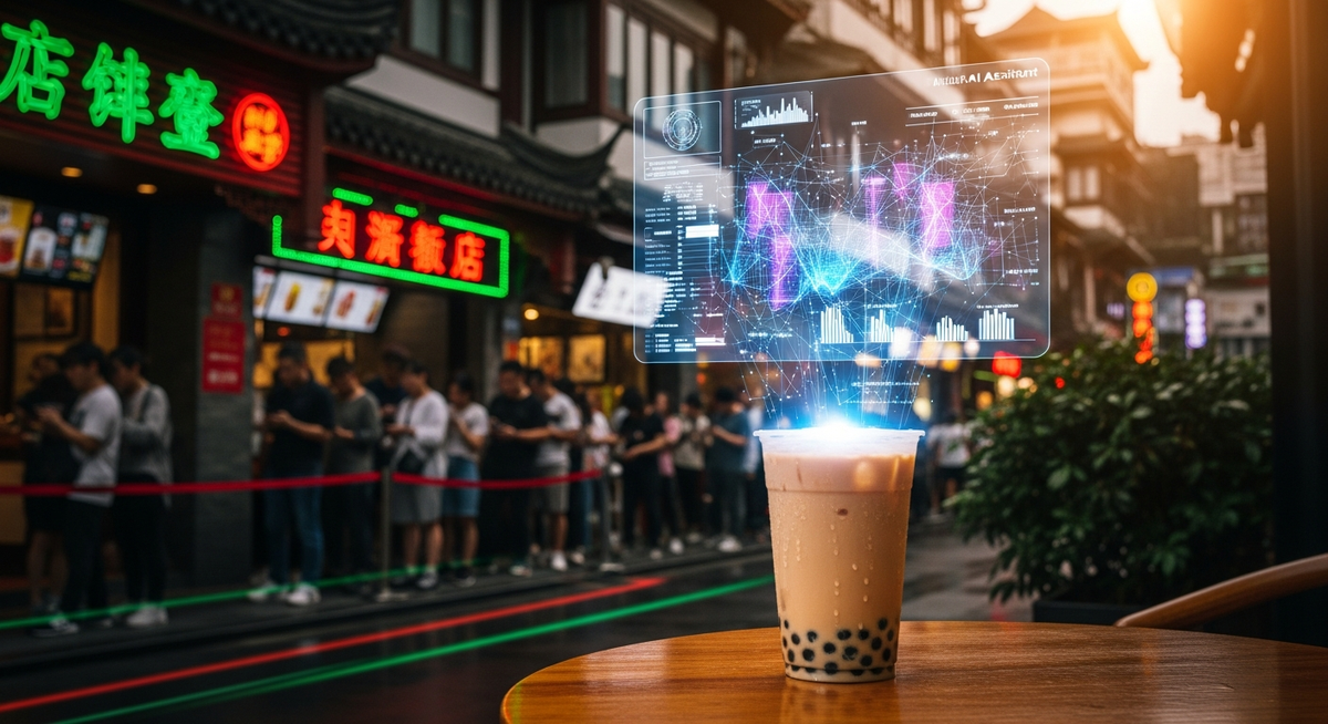 中國「AI奶茶」經濟崛起：AI應用於手搖飲產業，打造智慧消費新模式