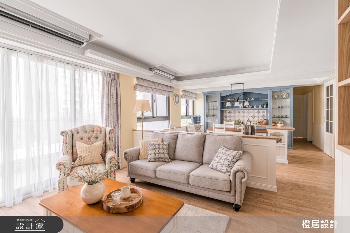 少女憧憬的美式鄉村風！優雅莫蘭迪藍跳色，望見歐美影集裡的生活儀式感