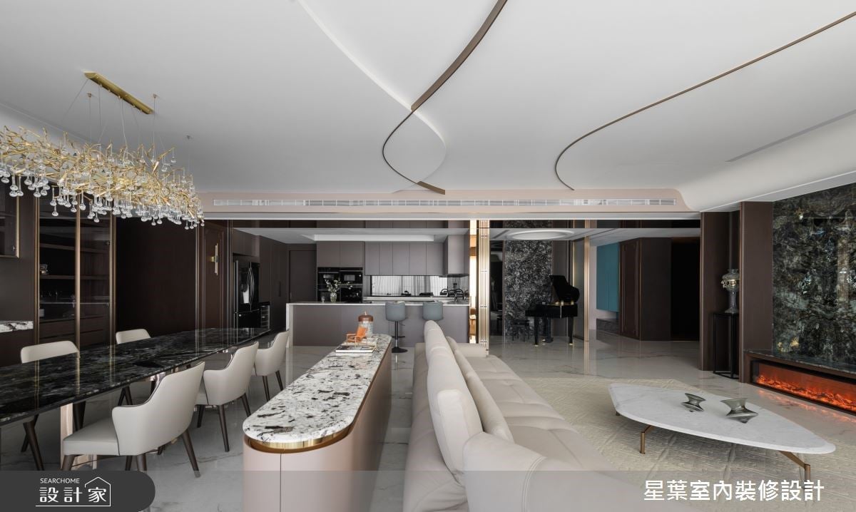 法式元素遇見輕奢時尚!百坪毛胚屋演繹大都會的浪漫序曲