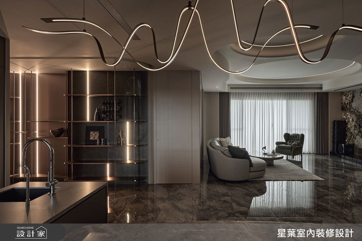 用光影雕塑空間！竹北 60 坪輕奢...