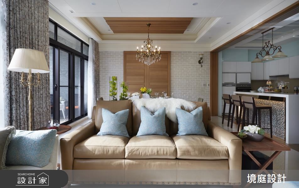 隱藏設計 x 質材接拼 溫柔混搭俐落鄉村宅