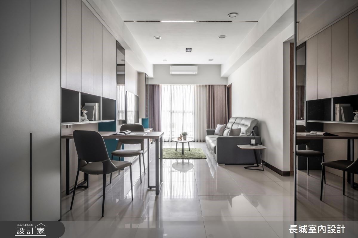 自在舒適現代風小宅 大膽跳色闖出俏皮新元素