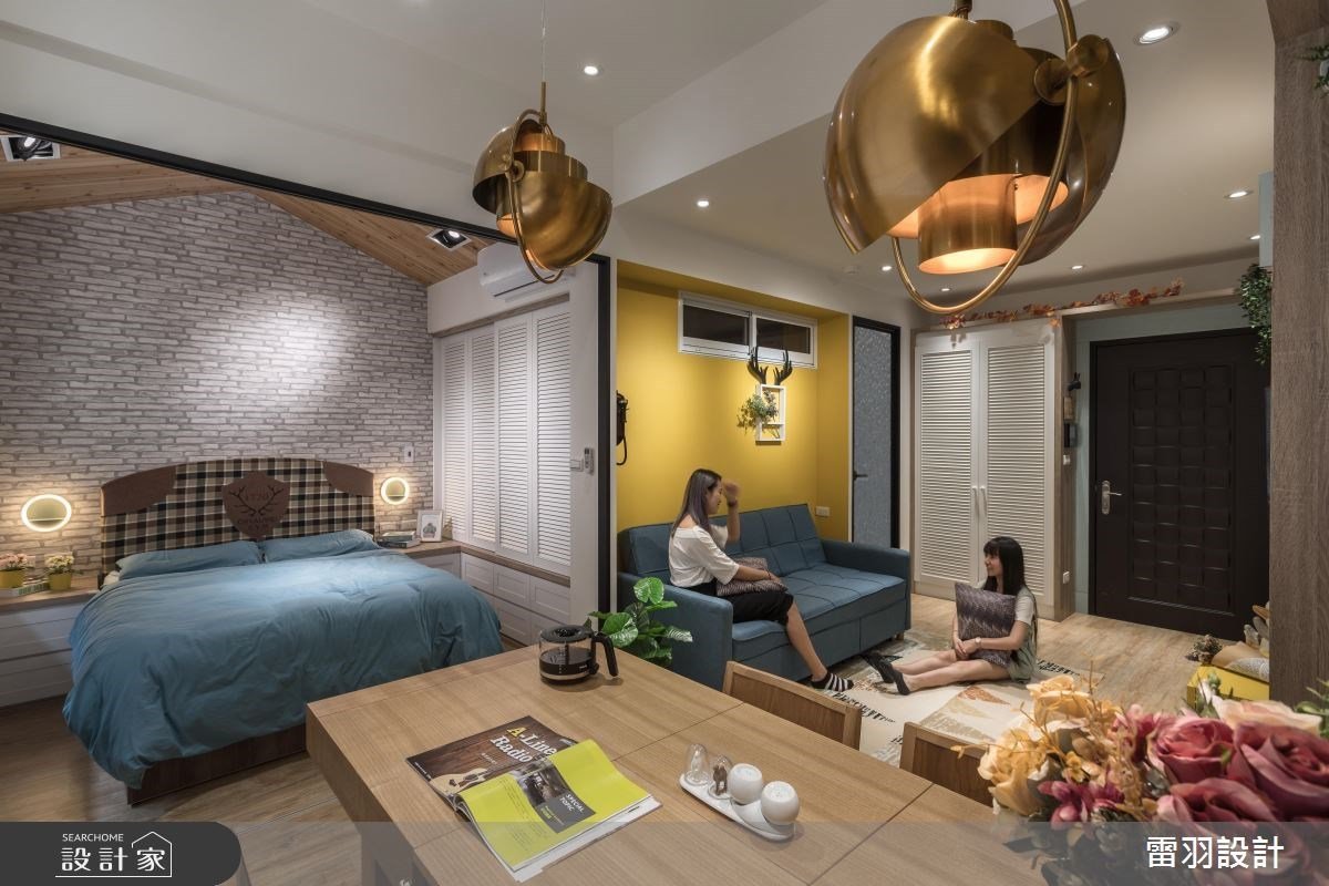 讓陽光走進我們家！靈活格局、好收納的 16 坪溫馨鄉村宅