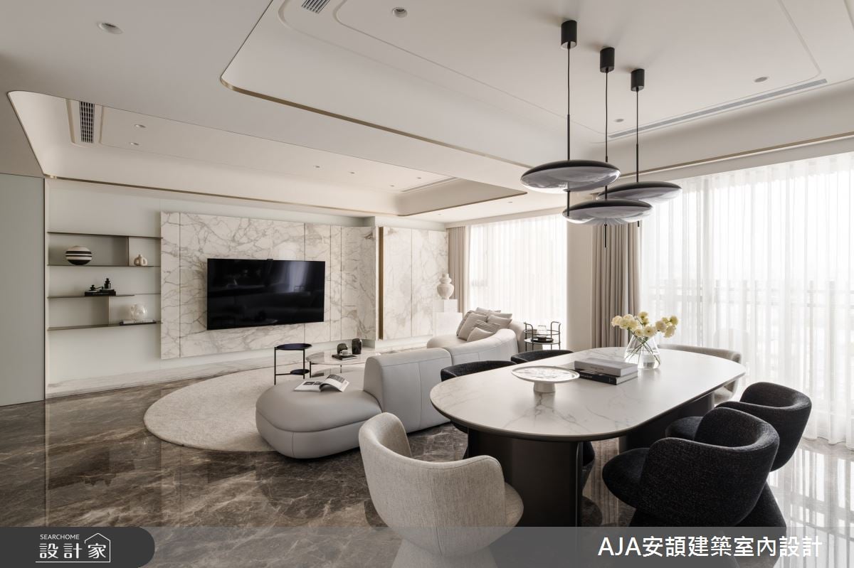 善用極致工藝與質感建材，創造氣派非凡的白色系豪宅！