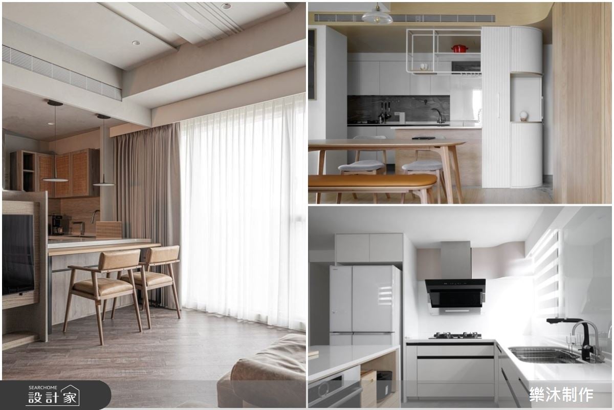 3種小宅設計x開放式餐廚！優化格局配置，一同淺嚐生活中的恬淡美好