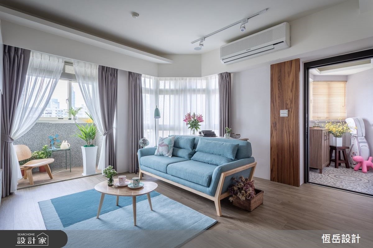 打開陽光和微風的軌跡！為 23 坪溫馨北歐日式宅，納入明亮採光和實用收納！