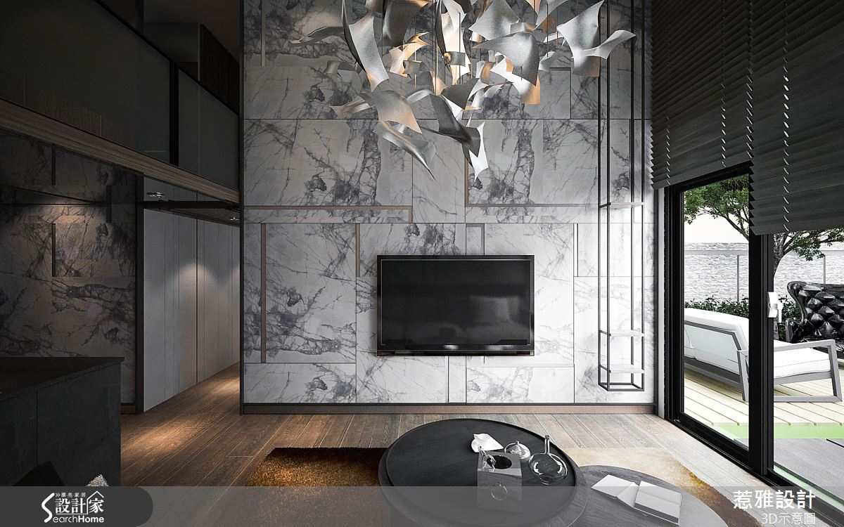 凝鍊精度的混搭風範 與大宅氣勢軒輊難分的 20 坪藝術宅！