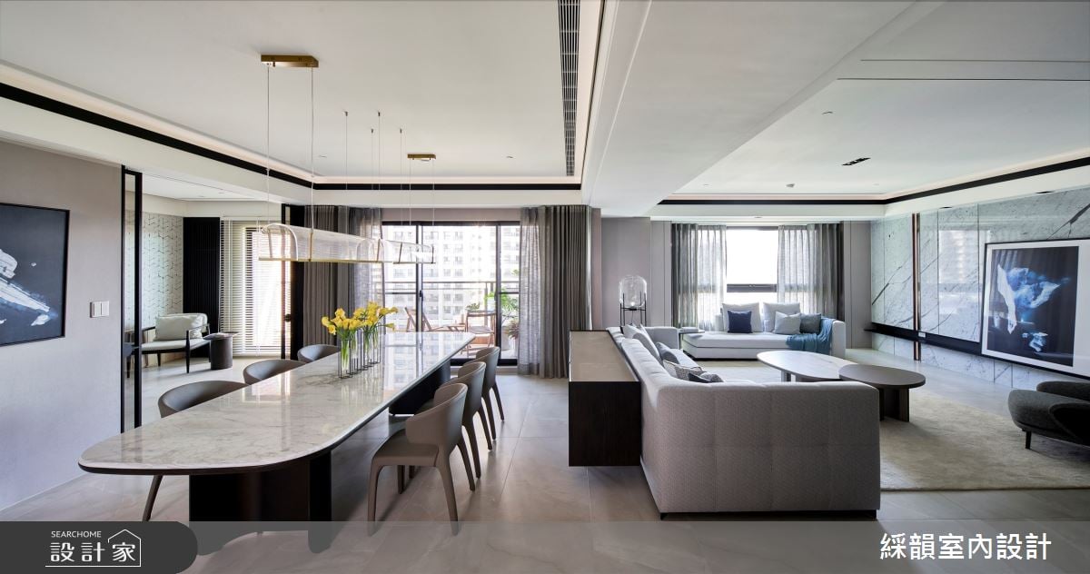 超過百坪的實品屋，融入生活美學，挹注豪宅嶄新的都會現代面貌