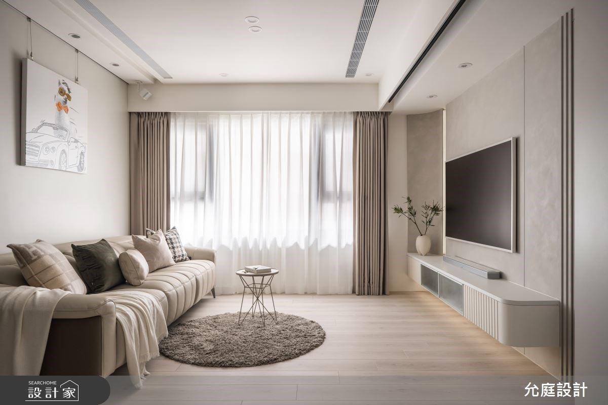 不到20坪也能擁有三房兩廳!現代北歐宅以柔和色調與精心佈局打造高效生活