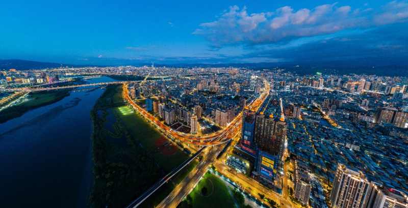大漢橋夜景（圖片來源：禾琚大業）