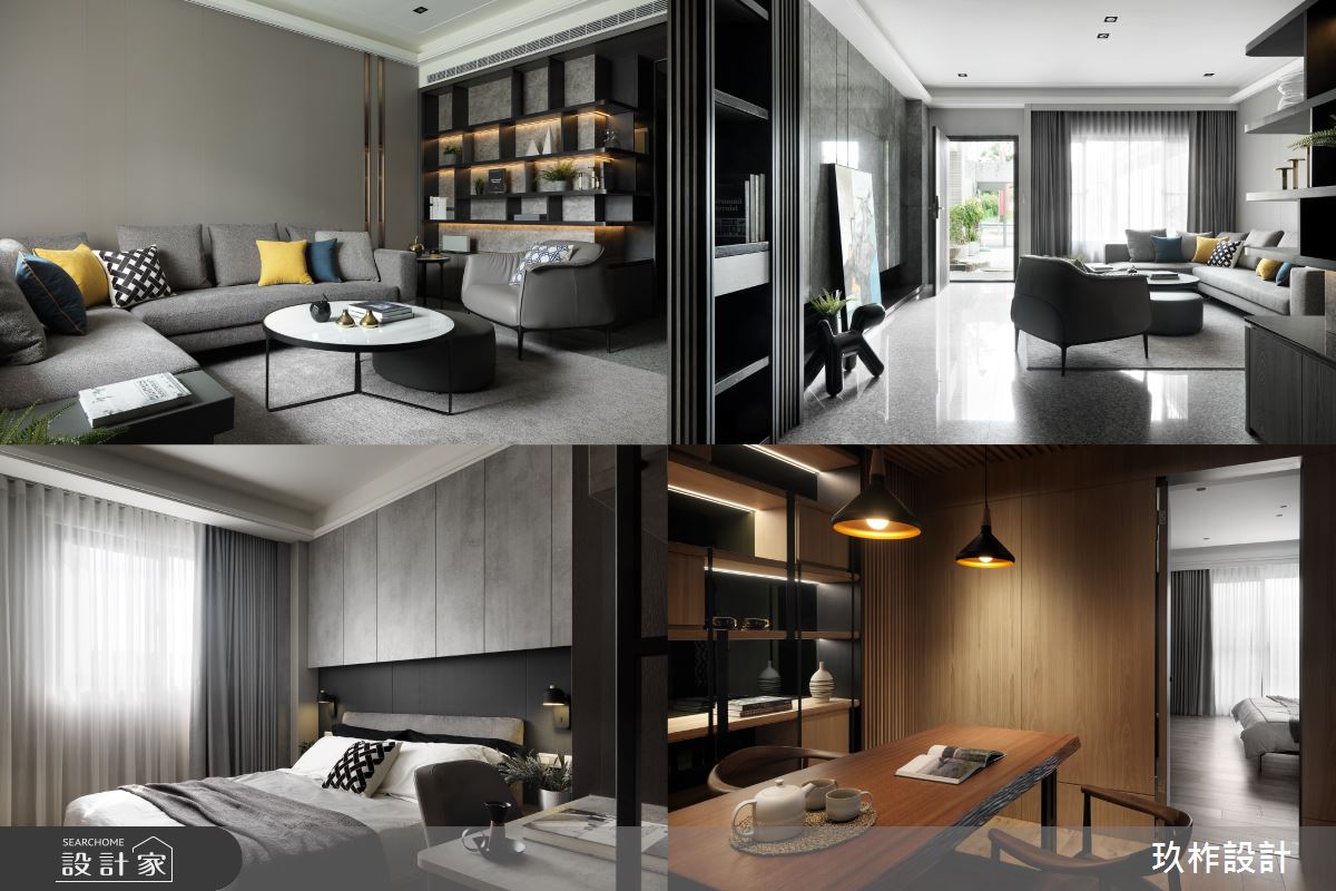 深灰調穩重現代透天宅！色調搭配與場域規劃帶回最安心的居住感受