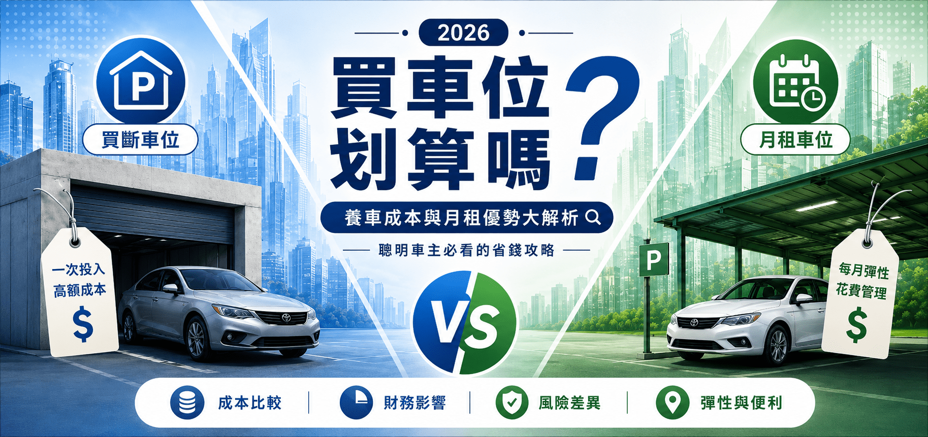 買車位划算嗎?2026 養車成本與月租優勢大解析,聰明車主必看的省錢攻略 買車位划算嗎?2026 養車成本與月租優勢大解析,聰明車主必看的省錢攻略