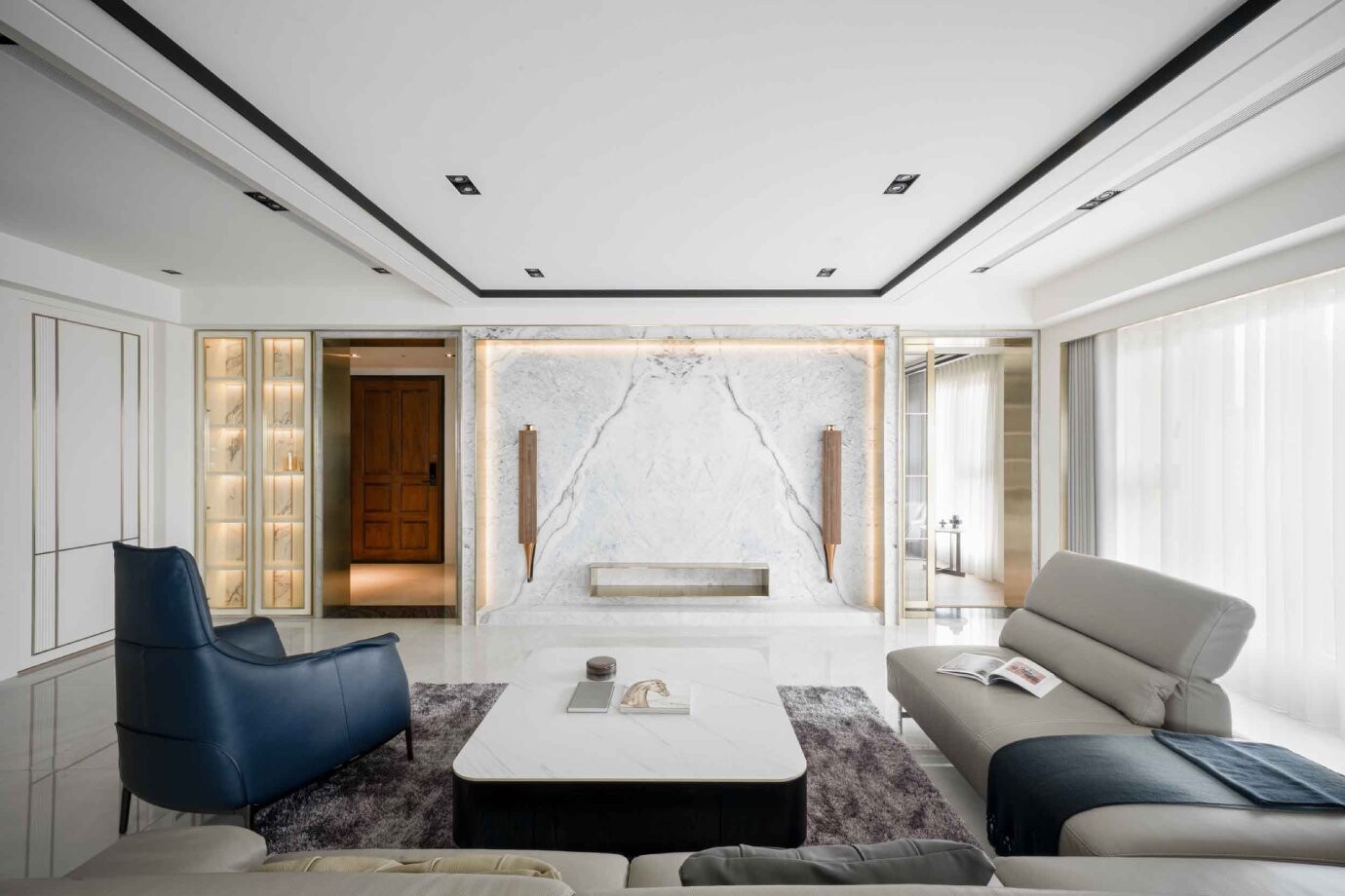 M+Y Interior Design 張博閩聯合設計：漫光蒙梭 在港都天際構築現代美式...