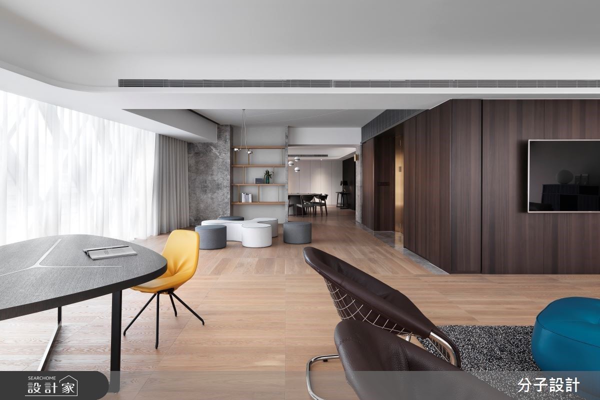 現代法式優雅日光宅，簡約的設計搭配出內斂從容的高質感