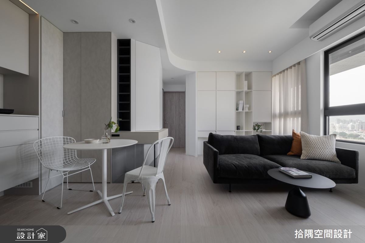 純白空間的無限想像，清新柔和的17坪預售屋，擁抱2房2廳，還相當寬敞舒適