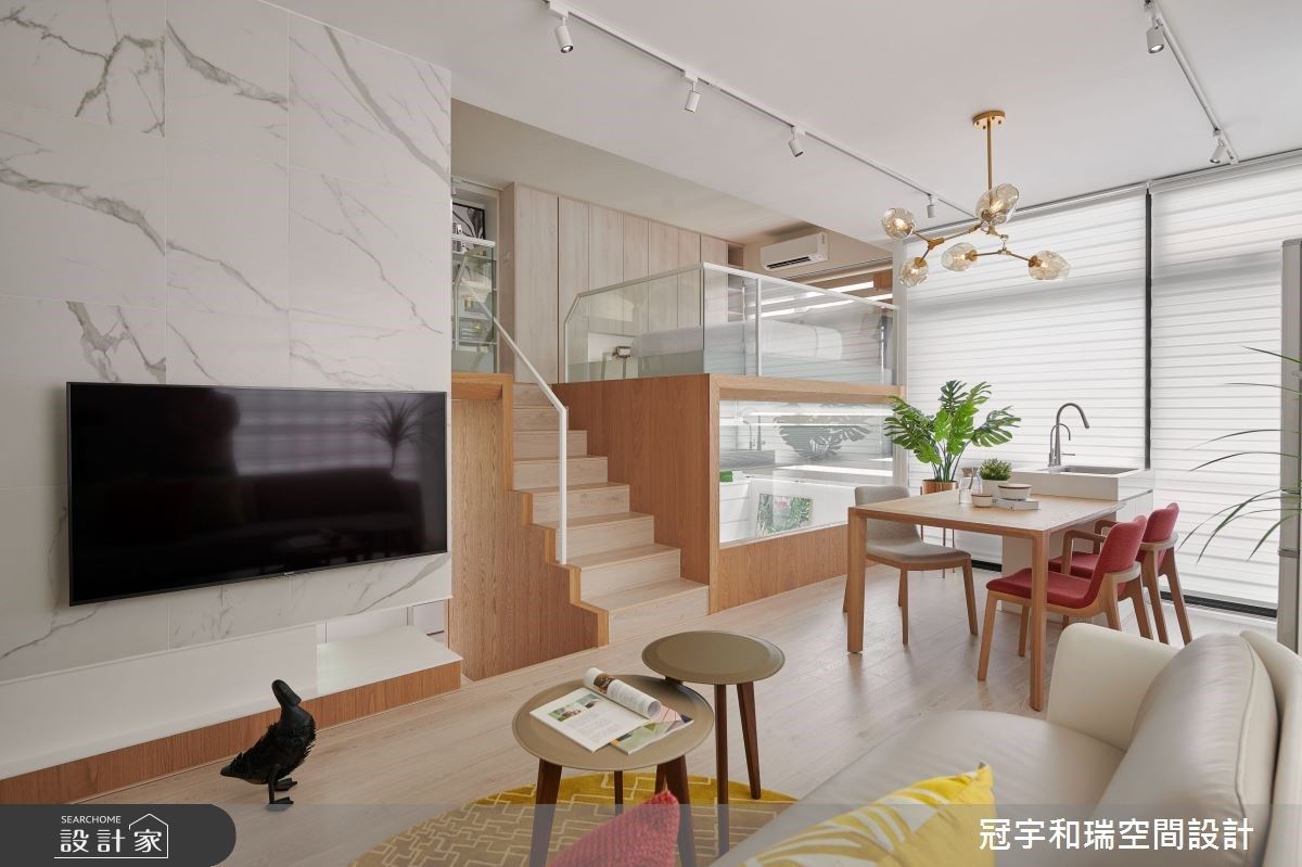 2個房間+開放廚房！11坪小坪數神乎其技超機能