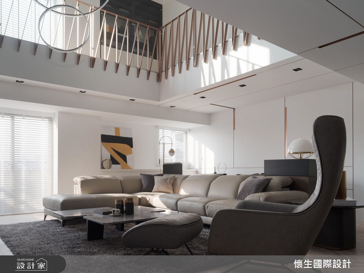 老屋蛻變美劇樓中樓！突破思路的奢華百坪大宅